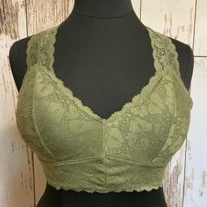 NEW! Zenana Outfitters Lace Racerback Bralette